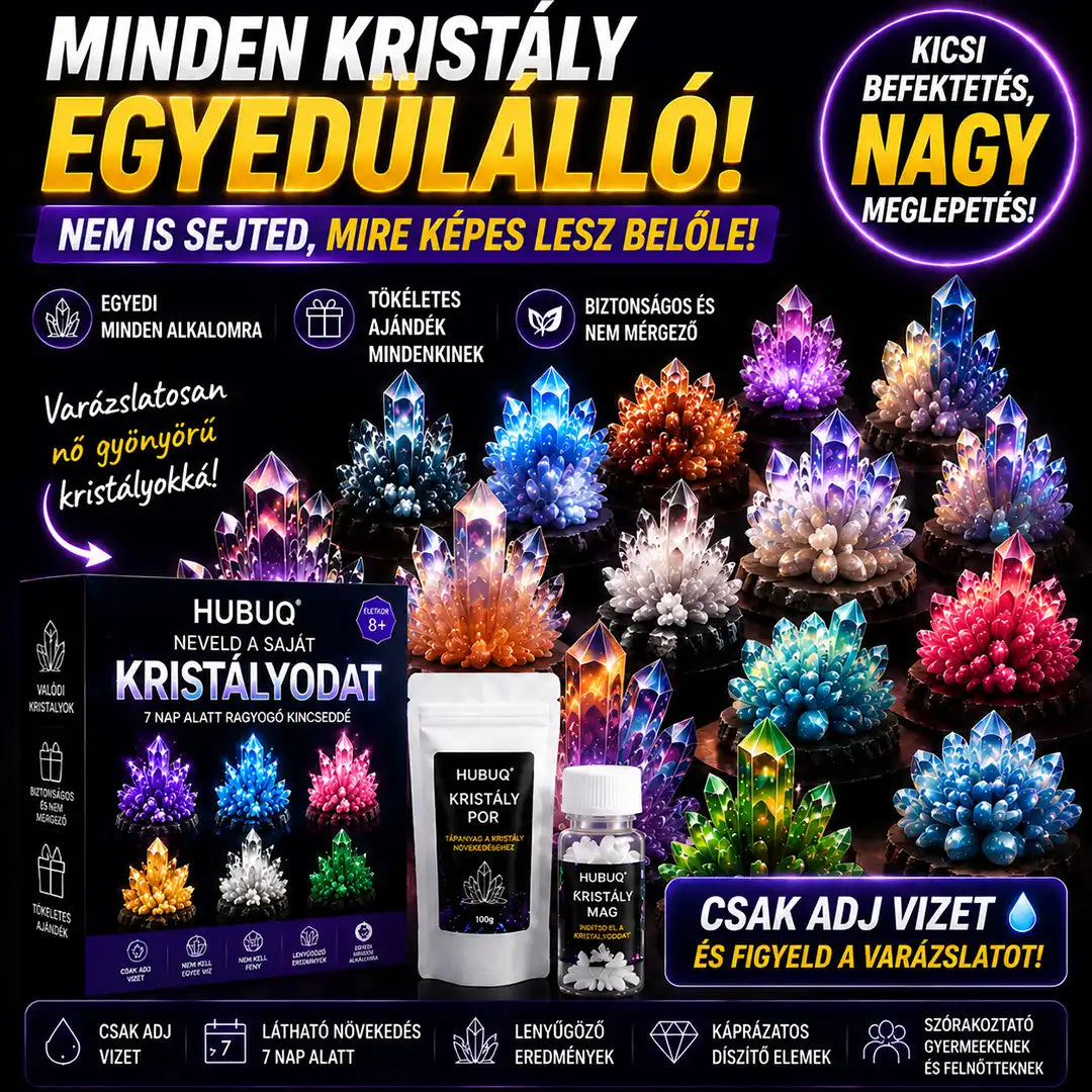 HUBUQ® Luxury Crystal Atelier – Premium Crystal Growth Powder