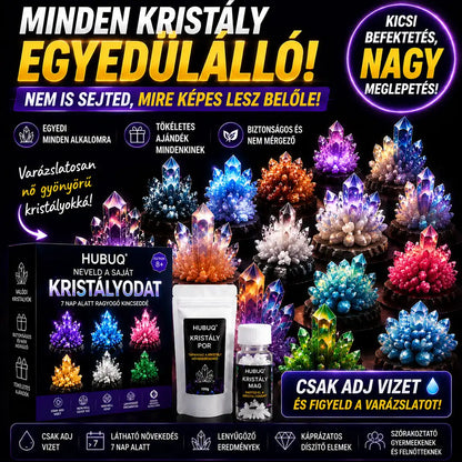 HUBUQ® Luxury Crystal Atelier – Premium Crystal Growth Powder