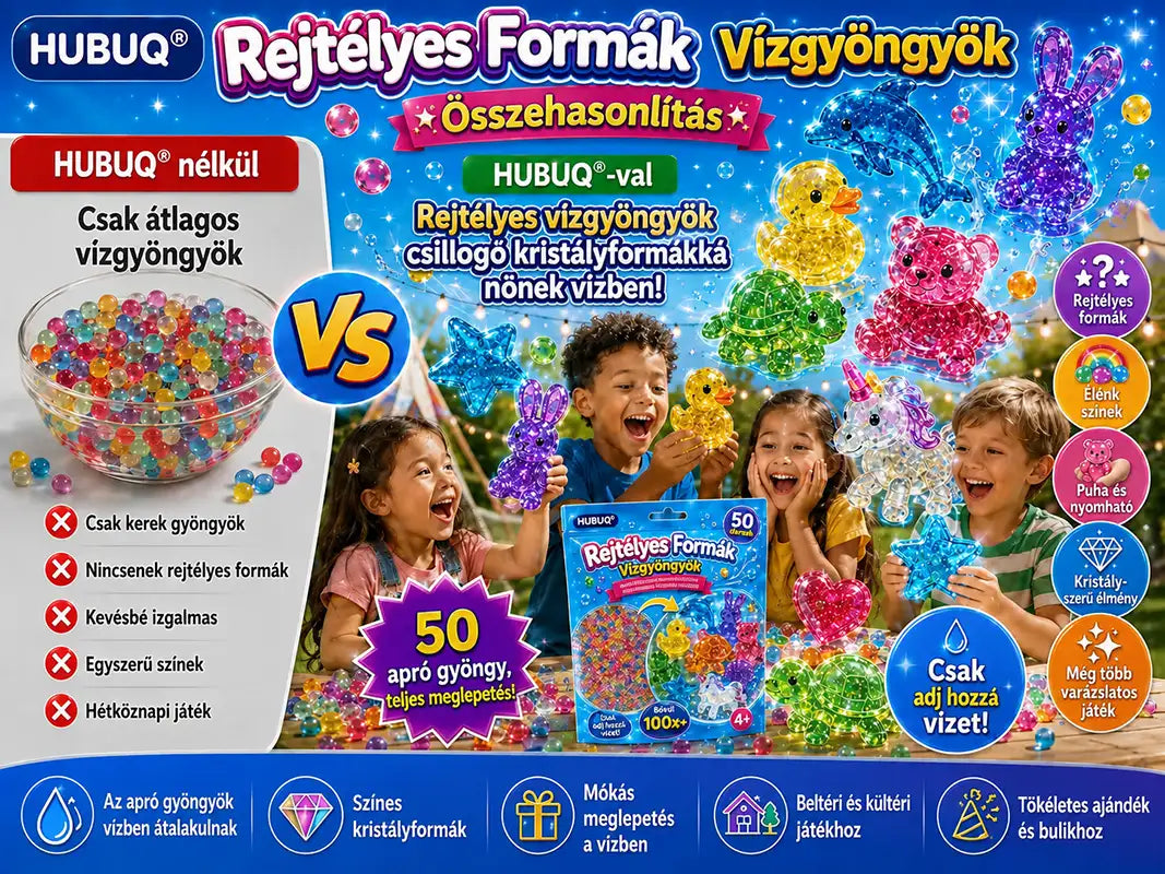 HUBUQ® Titokzatos Vízgyöngyök