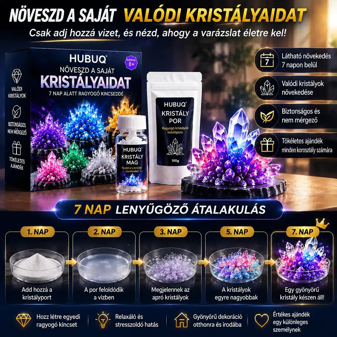 HUBUQ® Luxury Crystal Atelier – Premium Crystal Growth Powder