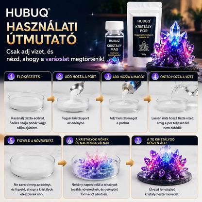 HUBUQ® Luxury Crystal Atelier – Premium Crystal Growth Powder