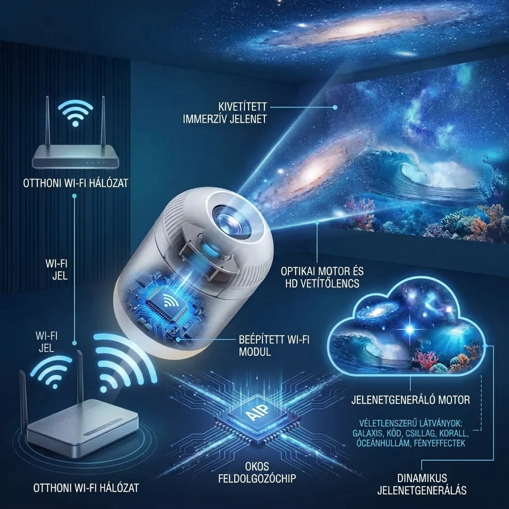 Comauo® Éjszakai Fény Projektor